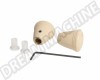 Boutons de Radio Ivoire à Fixation par Serrage pour Tableau de Bord - Lot de 2 - Réf. 113941544IV