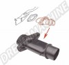 Tuyau, Chauffage, Bakélite, VW, Coccinelle, Karmann Ghia, 111255416F, 111 255 416 F