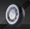 Cercles Enjoliveurs INOX Poli 14" pour Roues en Acier. Référence 211698500 / 211.698.500. Idéal pour véhicules de 1950 à 2023.