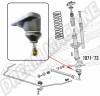 Rotule Porteuse Triangulaire pour Suspension Avant VW Coccinelle 1302 & 1303 (jusqu'à 07/1973) - Qualité Supérieure - Référence 113407361E