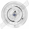 Jante EMPI SMOOTHIE, Aluminium Poli, 4x130, 15 Pouces, Volkswagen Coccinelle, Karmann Ghia, Cache-moyeu, Valve Chromée, 1010980, 10.109.80.