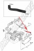 Durite d'Eau en Forme de "L" 26cm - VW T3 WBX 4.1983-7.1985