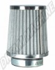 Filtre à air chromé conique universel nettoyable Empi 00-9002-0 pour divers carburateurs
