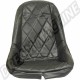 Housse de siège baquet bas 00-3880-0, motif diamant, pour siège en plastique et fibre de verre