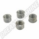 Jeu d'inserts de réparation de filetage de bougie d'allumage, 14 mm - 12,7 mm de longueur de filetage, 4 pièces