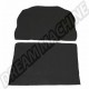 Kit de Moquette de Coffre Noir 2 Pièces pour VW 1302 Coccinelle 1971-72