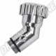 Remplissage d'huile coudé en aluminium poli avec bouchon à canelures pour moteur Type1 12/13/15/1600cc
