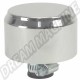 Filtre Reniflard d'Huile Chromé Universel avec Trou Central de 12 mm - Pour Moteur et Boîte de Vitesses