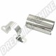 Couvre-bobine en Inox avec Collier Chromé – Universel