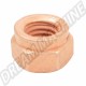Ecrou hexagonal échappement cuivré 8X125 clé 13mm 