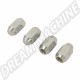 Set de 4 Écrous de Roues Chromés à Appui Conique 60°, Filetage 1/2x20, pour Jantes en Aluminium