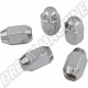Set de 5 Écrous de Roues Chromés, M12x1.5, Siège 60°