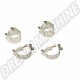 Kit 4 colliers inox pour barre stabilisatrice Volkswagen coccinelle, karmann, buggy, 356 replica  (rotules ou pivots)