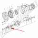  Roulement d'alternateur avant diamètre 40mm 021903221E (45A + 65A) - Années de montage variées