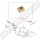 Écrou de réglage d'alternateur pour VW Combi Bay Window, 411/412 et Porsche 914/4 (1972-1979)
