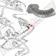 Pipe d'eau en inox sur culasse droite VW Transporteur 1.9 / 2.1 (1982-1992)