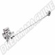 Mécanisme de verrouillage de porte avant droite pour Volkswagen Combi (08/66-07/67)