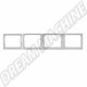 Tôle de réparation intérieure de vitre latérale / complète pour 4 vitres Gauche et Kombi bresil