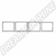 Panneau intérieur de vitre latérale / complet pour 4 vitres Droite et Kombi bresil