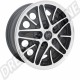 Jante COSMIC Noire Brillante en Aluminium Poli 5.5x15 - Volkswagen Combi