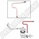Tuyau d'Essence en Cuivre de la Pompe à Essence vers le Carburateur de 8mm pour Volkswagen Modèles 25cv, Raccord Banjo  - Référence 111127511
