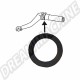 Joints sur Bras de Suspension pour Volkswagen Coccinelle & Karmann Jusqu'à 1965 - 4 pièces, Référence : 111405129