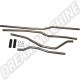 Kit Tuyaux d'Eau INOX, VW Transporter T25 1.9/2.1L, 1986-1992, 38mm