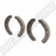 Mâchoires garnitures de frein arrière pour Volkswagen 1957-1964, 4 unités - Référence 113609537B