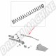 Ressort de frein à main pour levier mécanisme Cox, Combi 50-07/67, Karmann Ghia, Type 181, Type 3 - 111711329