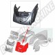 Bloc Avant Complet de Carrosserie pour Coccinelle 1961-1967, Capot Long, avec Trous Overrider