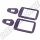 Joints de Poignées de Portes pour Volkswagen Coccinelle 1960-1966 (4 pièces) - Modèle Poussoir Carré 
