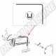 Guide Fenêtre Feutrine Allemande, Long Modèle, pour Volkswagen 1950-1977 & 1962-1979, Réf. 111837439D
