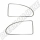 Paire de Cadres en Aluminium Gauche et Droit pour Vitre Pop Out Volkswagen Coccinelle Berline 8.64-