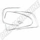 Kit moulures de vitres aluminium pour Volkswagen Coccinelle 65 ->71 - 1200, 1300, 1500, 1302 - 08/1964 ->07/1971