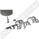 Clavette Demi-Lune pour Poulie de Vilebrequin, 6x9 mm - Compatible 1200-1600cc Aircooled, 1900-2100cc Waterboxer