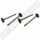 Soupape d'admission 33mm x 8mm x 112 mm 1300cc - Coccinelle 1965-1970, Beetle Cabrio 1965-1970  Référence : 113109601D