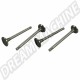 Soupape d'échappement 30mm x 8mm x 112mm  - Coccinelle 1961-1965, Coccinelle Cabrio 1961-1965, Karmann Ghia 1961-1965  Référence : 113109612