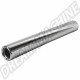 Tube de sortie d'échappement chromé de qualité standard. Longueur : 250mm