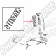 Ressort de suspension avant pour Volkswagen Coccinelle 1302 & 1303 (1970-1980) - Référence 113411105