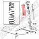 Ressorts Courts de Suspension Avant -5 cm pour VW Coccinelle 1302 & 1303