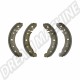 Mâchoires garnitures de frein avant pour Volkswagen 1200-1300 de 1957 à 7/1964 - Réf 113609237D (230x40mm)