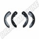 Mâchoires garnitures de frein avant pour Volkswagen Cox 1302 et 1303, qualité BBT - Réf 113609237L-BBT