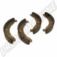 Mâchoires garnitures de frein avant et arrière pour Volkswagen, qualité ATE Allemande - Réf 113698537C-ATE (230x40mm)  