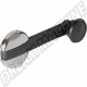 Poignée de Vitre Noire et Chromée pour Volkswagen 1968-1969, Réf : 113837581DCH