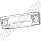 Façade de recouvrement chromée pour autoradio Blaupunkt Stuttgart, Volkswagen Coccinelle et Karmann Ghia (60-65), Porsche 356 B (60-63), Porsche 356 C (64-65)