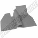 Tapis en caoutchouc avant gris pour VW Coccinelle 1960-1967
