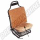 Rembourrage d'assise avant en crin préformée, type origine, pour Volkswagen Coccinelle 08/67-> 07/72 - Modèle de siège avec appuie-tête intégré