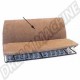 Rembourrage Dossier de Banquette Arrière en Crin Préformée Type Origine pour Volkswagen Coccinelle Berline Avant 1964 (Réf: 113885775B & 113-885-775-B)
