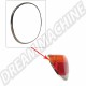 Cerclage chromé de feu arrière, acier inoxydable, poli - 113945097 (113-945-097)