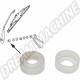 Capuchons d'embases d'axe d'essuie-glace pour VW Coccinelle, Karmann Ghia, Type 3 - Paire